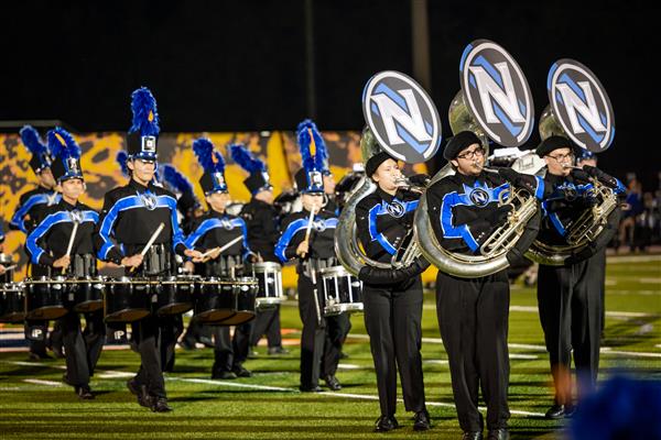 Nolensville High band members perform